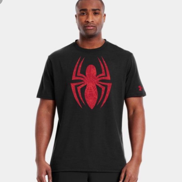 black spiderman under armour